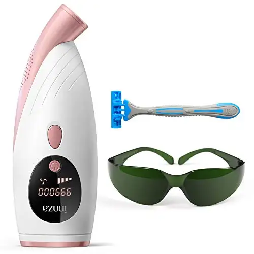 IPL Painless Hair Removal for Facial and Whole Body, 999,000 Flashes Auto Manual Modes 5 Energy Level, discounted price