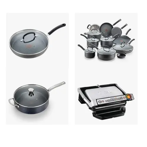 金盒特价！Amazon精选T-Fal 锅具大促销！ 