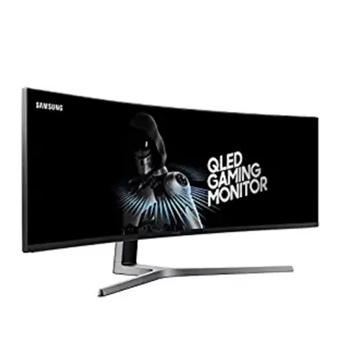史低价！Samsung CHG90 49" 32:9 4K 144 Hz FreeSync HDR 全高清 曲面显示器