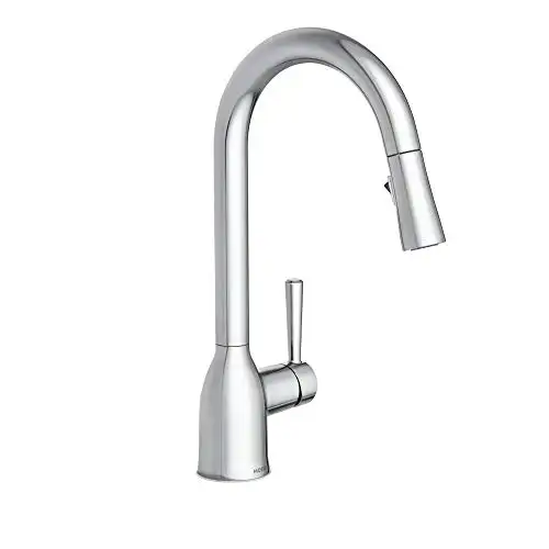 仅限今日！Moen 87233  不锈钢下拉式厨房水龙头