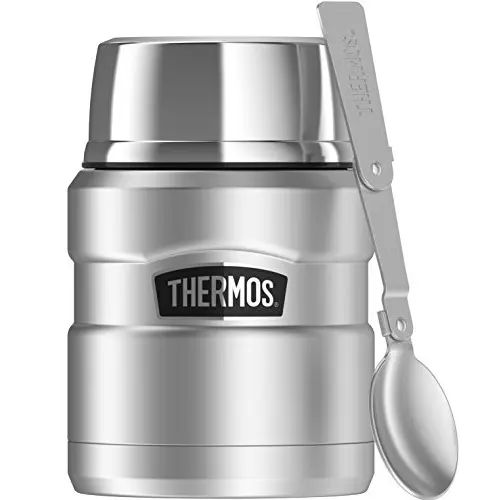 Thermos Stainless King 16 Ounce Food Jar with Folding Spoon