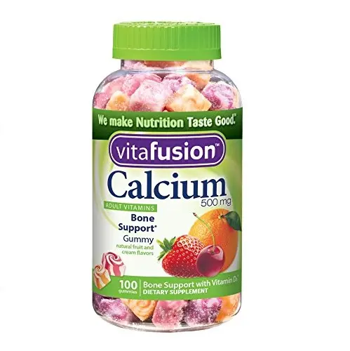 Vitafusion Calcium 水果味成人软糖咀嚼钙片