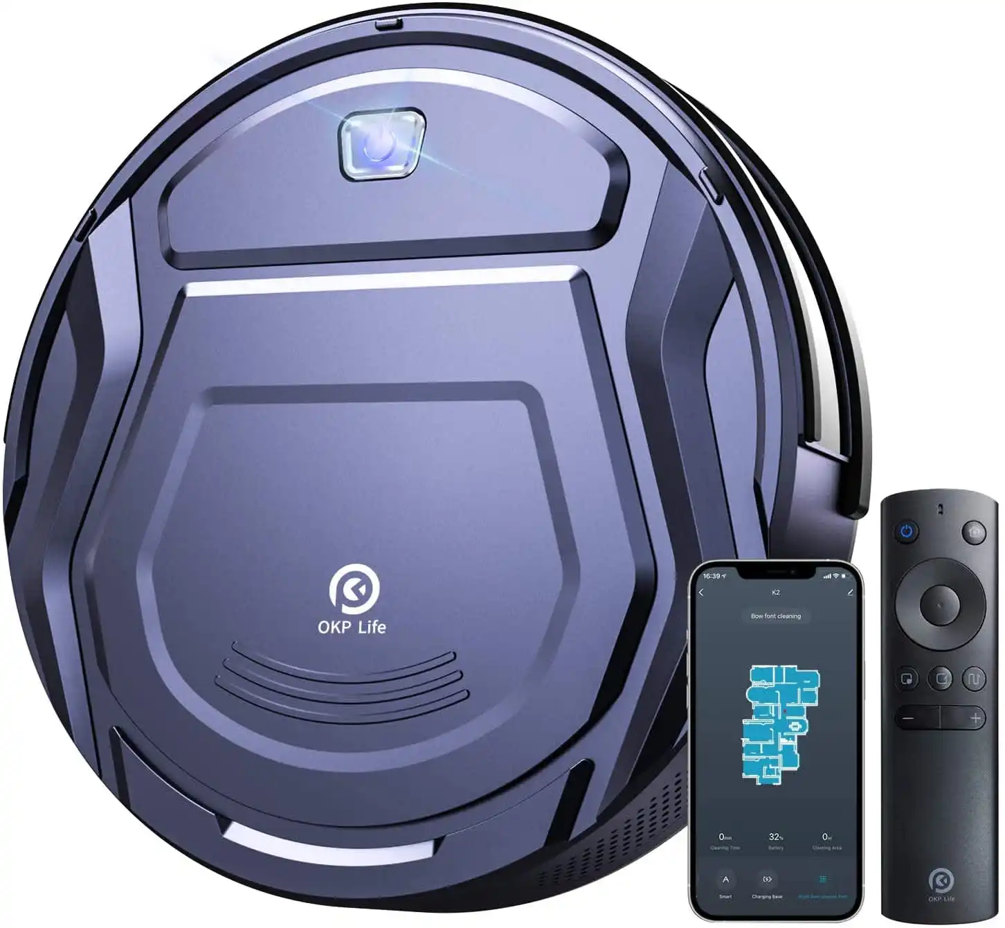 OKP Life WiFi Robot Vacuum Cleaner