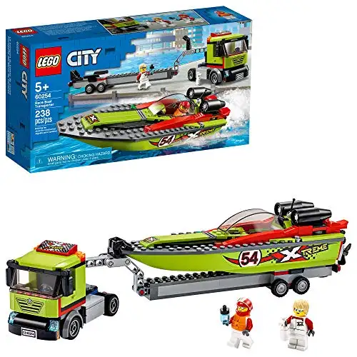 史低价！LEGO 乐高City  城市系列 60254 赛艇运输车