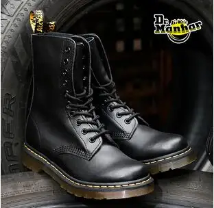 Dr. Martens 1490经典10孔硬皮中性款马丁靴