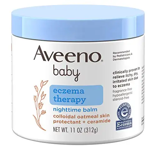 Aveeno Baby Eczema Therapy Nighttime Moisturizing Body Balm