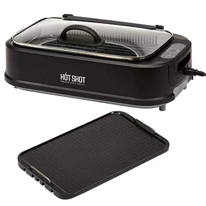 Hot Shot Indoor Electric Smokeless Grill – Indoor / Outdoor Use