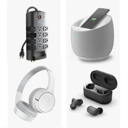 金盒特价！Amazon精选 Belkin 耳机、音响、插座等商品促销！ 