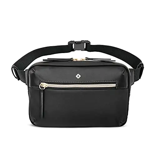 Samsonite Women's Solutions RFID Convertible Waist Pack, Black, One Size,  Now