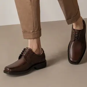 ecco 爱步 Seattle Apron-Toe 男士休闲皮鞋