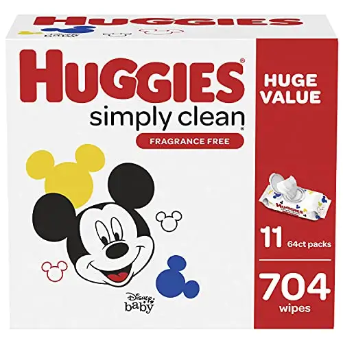 Huggies Simply Clean 无香型湿巾11袋