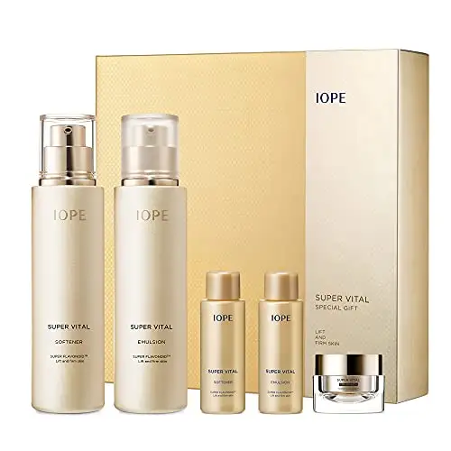 IOPE 面部爽肤水和乳液加迷你霜套装