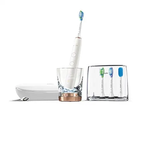 Philips Sonicare Diamondclean Smart 9750 Rechargeable Electric Toothbrush, Rose Gold HX9924/65