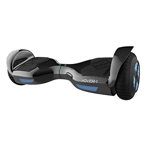 Hover-1 Helix Electric Hoverboard | 7MPH Top Speed, 4 Mile Range, 6HR Full-Charge, Built-In Bluetooth Speaker, Rider Modes: Beginner to Expert, Gun Metal, List Price is