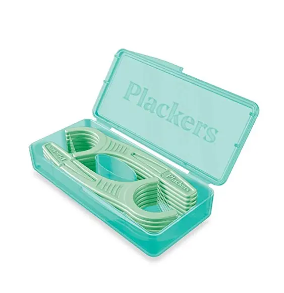 Plackers 薄荷牙线 12支 附送小盒子