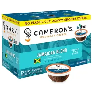 Cameron's Coffee Single Serve Pods Jamaican Blend 12-Count