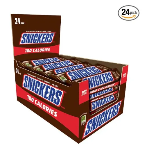 Snickers 100 Calories Chocolate Candy Bar