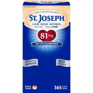 St. Joseph 365-Count Low Dose Aspirin