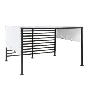 Sunjoy 10-Ft. x 12-Ft. Soft Backyard Steel Pergola