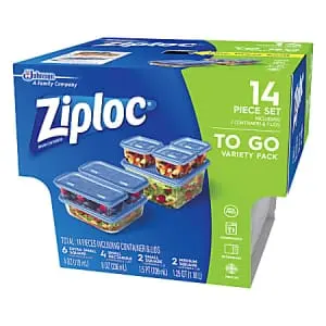 Ziploc 14-Piece Food Storage Container Set