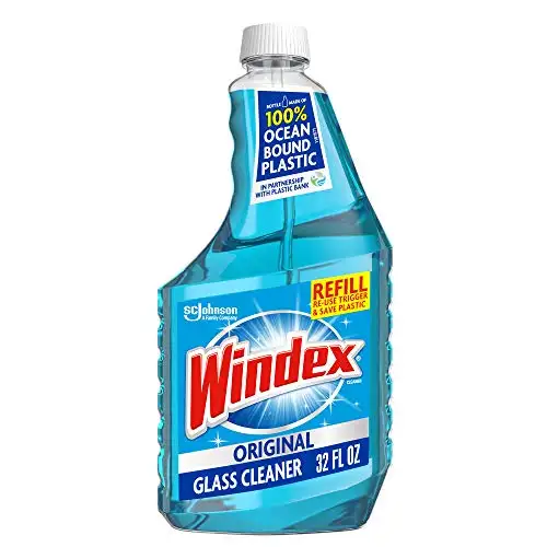 Windex 玻璃窗户清洁剂 喷雾补充装，32 oz