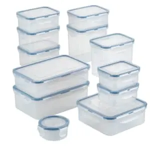 Lock n Lock Easy Essentials Basics 24-Piece Food Storage Container Set