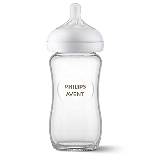 Philips AVENT Natural 玻璃奶瓶，8 oz