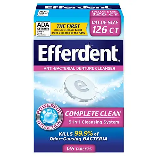 Efferdent Anti-Bacterial Denture Cleanser
