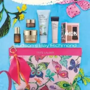 The bay现有EsteeLauder满CA75送7件套+满CA$155送正装眼霜