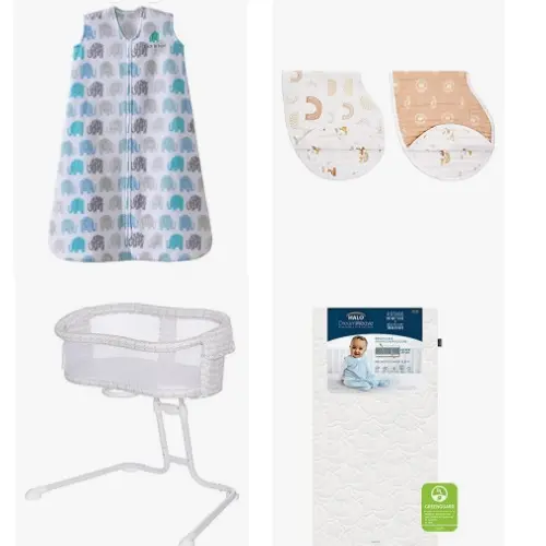 金盒特价！Amazon精选 Aden+Anais 和Halo等品牌 婴儿睡袋、纱布包巾等明星产品 促销！ 