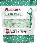 300-Count Plackers Micro Mint Dental Floss Picks
