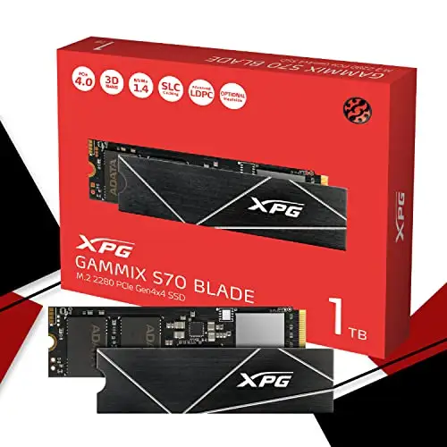 ADATA  XPG GAMMIX S70 BLADE PCIe4.0 固态硬盘