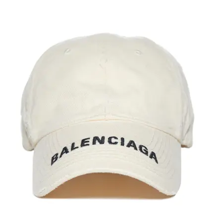 Balenciaga 巴黎世家 白色logo棒球帽