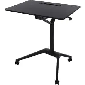 ApexDesk Pneumatic Sit-to-Stand Mobile Laptop Desk