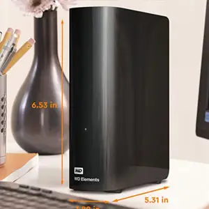 限时2小时！Western Digital 西部数据 Elements 移动硬盘18TB