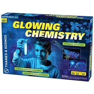 Thames & Kosmos Glowing Chemistry 30-Piece Set
