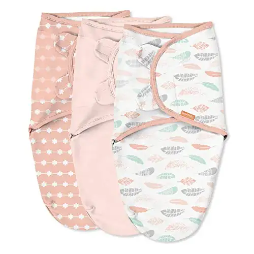 史低价！SwaddleMe 全棉婴儿安全包巾三个装