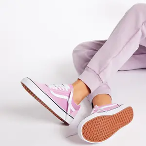 Vans Old Skool玫红色中性款板鞋