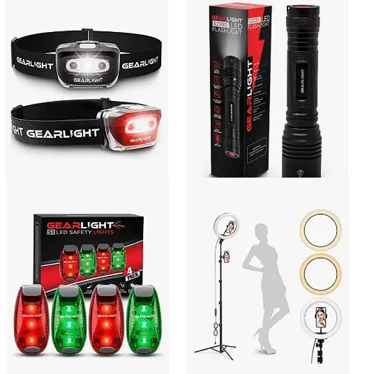金盒特价！Amazon精选 GearLight LED照明灯促销！ 