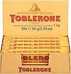 24-Pack 1.76-oz Toblerone Swiss Milk Chocolate with Honey & Almond Nougat