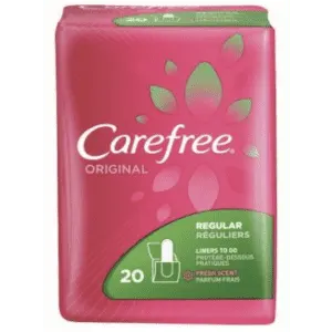 Carefree To Go Panty Liners 20-Pack