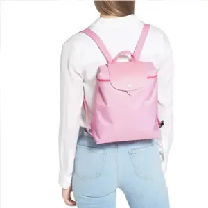 Longchamp Le Pliage Club 元气粉双肩包
