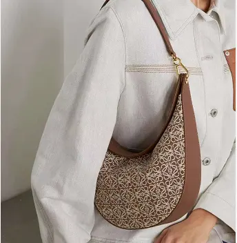 Loewe 罗意威 22新款 Luna 月牙腋下包