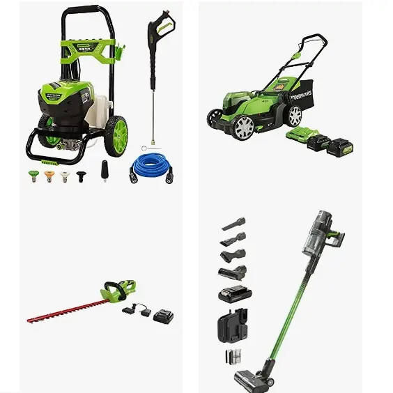 金盒特价！Amazon精选 Greenworks 电动工具促销！ 