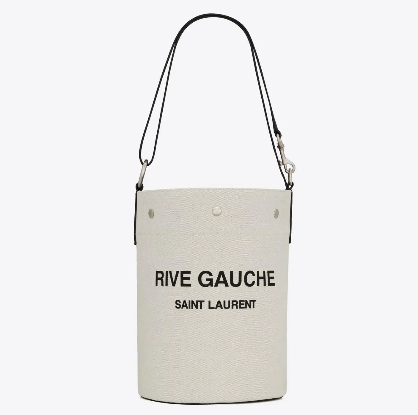 SAINT LAURENT Rive Gauche帆布水桶包