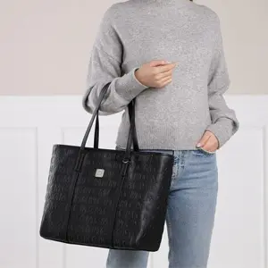 MCM  Toni Monogram中号托特包