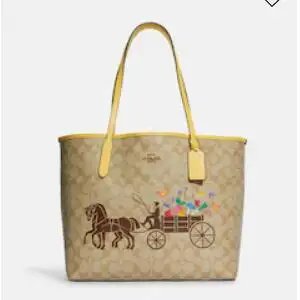 降价啦！COACH 蔻驰 City 马车老花托特包