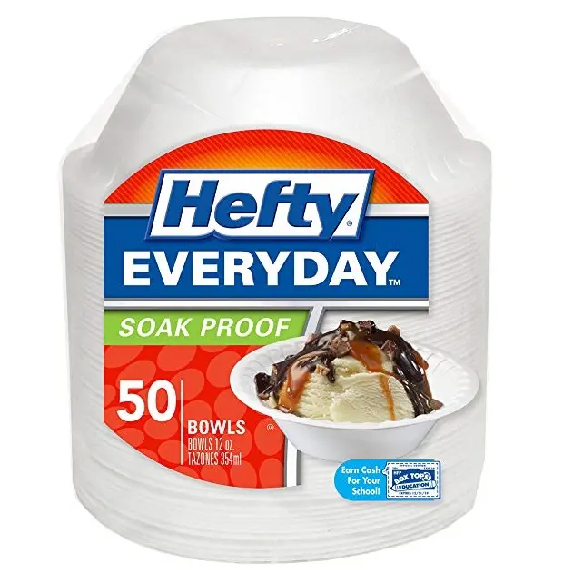 Hefty 一次性 泡沫 碗，50个