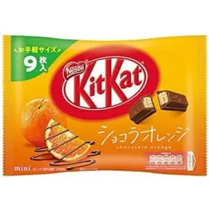 Nestle Japanese Kit Kat Chocolate Orange Mini 9-Pack