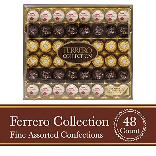 Ferrero 费列罗巧克力礼盒装，三种口味，48枚装